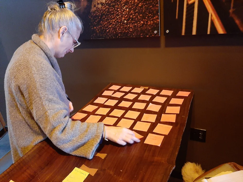 Workpages of interview & competitors notes