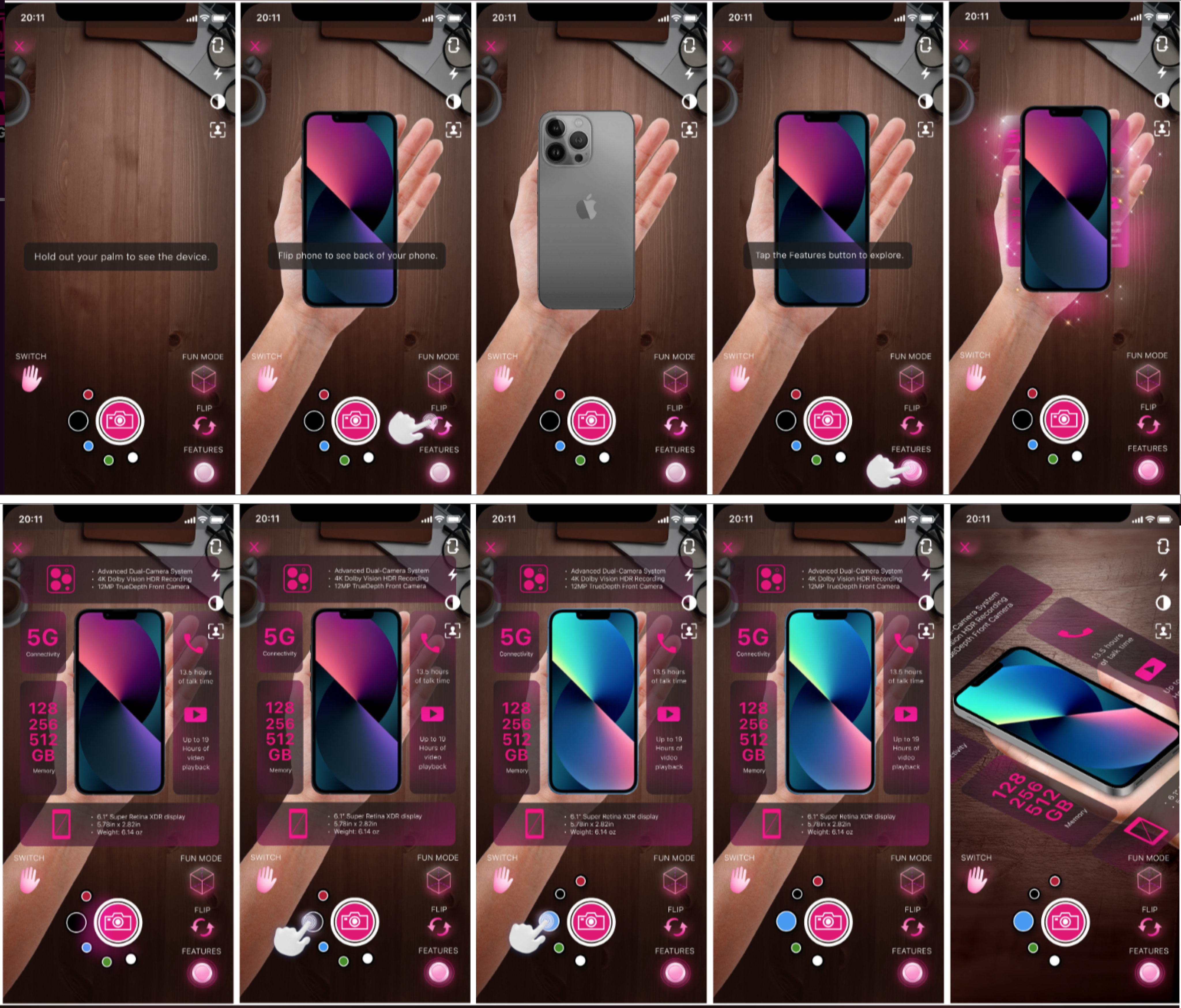 Final AR screens - phone