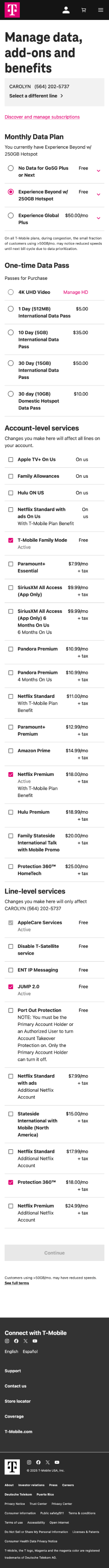 before image of add on, mobile view